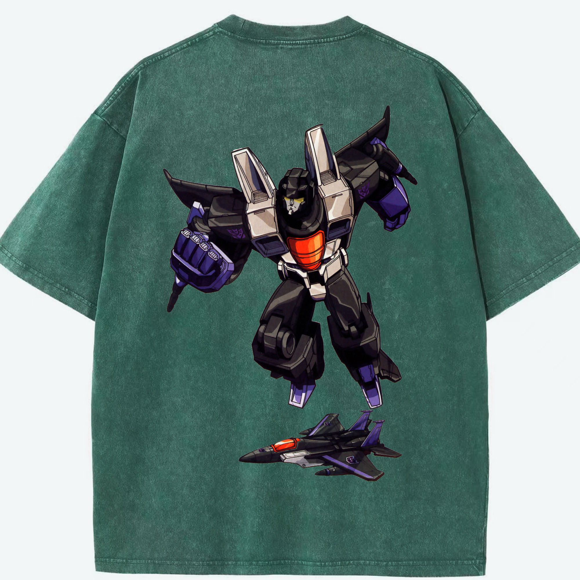 （画像用）  綿100% ヴィンテージ風 半袖Tシャツ（背面プリント）